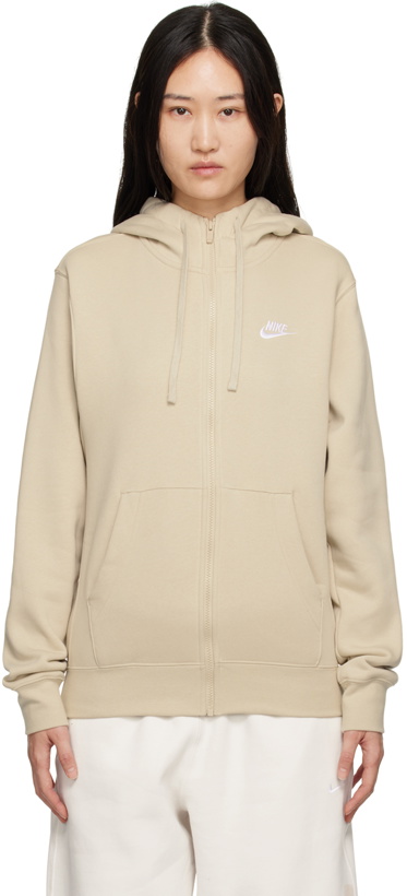 Photo: Nike Beige Zip Hoodie