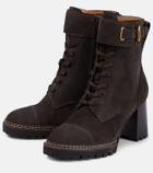 See By Chloé Mallory suede combat boots