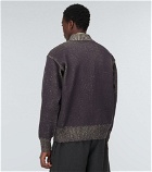 GR10K - Aimless cotton-blend zip-up sweater