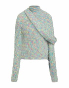 Y/project Womens Turtleneck Light in Green