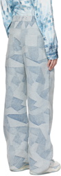 AMIRI Blue Patchwork Jeans