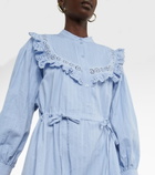 See By Chloe - Ruffled cotton poplin shirt dress