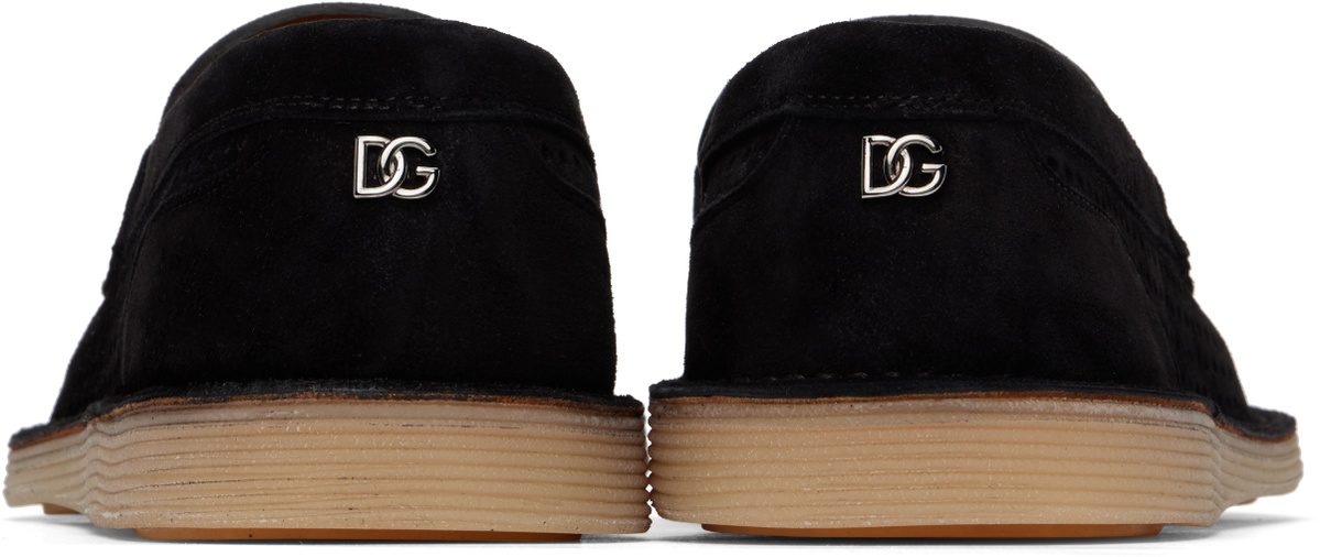 Dolce&Gabbana Black Calfskin Loafers