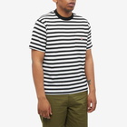 Danton Men's Stripe Pocket T-Shirt in Black/White