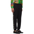 Moschino Black Italy Side Band Lounge Pants