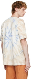 Online Ceramics Beige Tie-Dye 'Star Stuff' T-Shirt