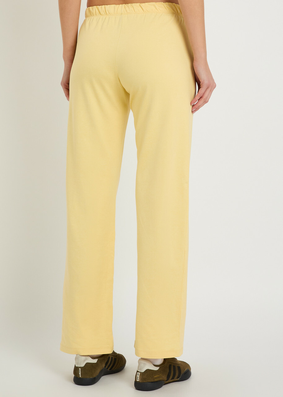 Vuori Halo Modern Straight-leg Jersey Sweatpants Yellow