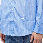 Checks Downtown Men's Stripe Shirt in Blue/White