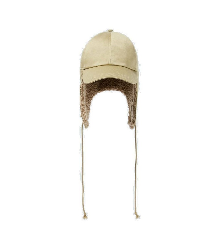 Photo: Burberry Faux-shearling trimmed cotton hat