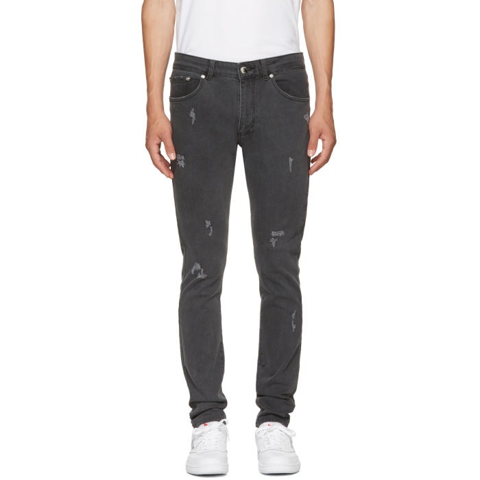 Photo: Versus Grey Zayn Edition Distressed Jeans 