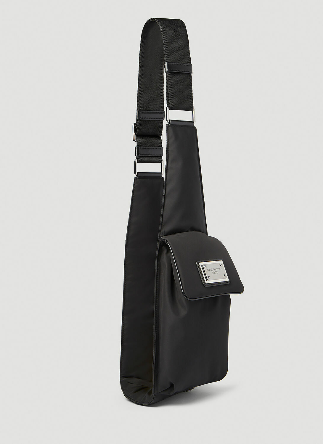 Dolce & Gabbana Logo Plaque Nylon Belt Bag