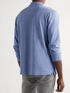 Peter Millar - Garment-Dyed Stretch Pima Cotton-Jersey Polo Shirt - Blue