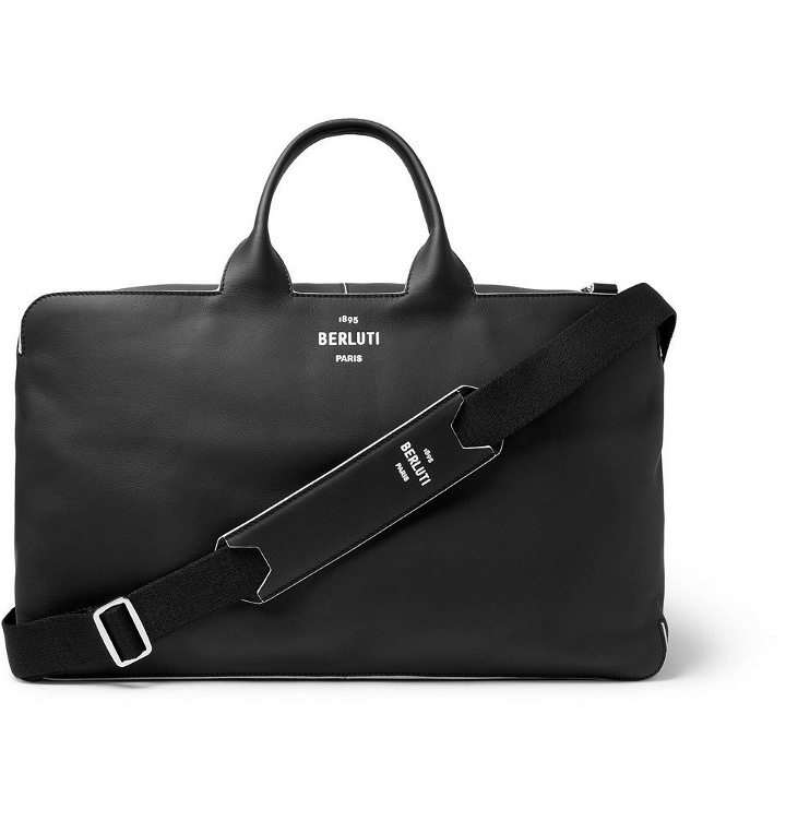 Photo: Berluti - Cube Piped Leather Holdall - Black