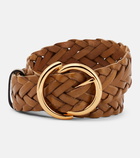 Etro Braided leather belt