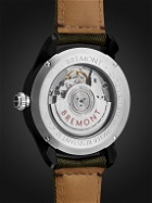 Bremont - Airco Mach 1 Jet Automatic 40mm Stainless Steel and Khaki Sailcloth Watch