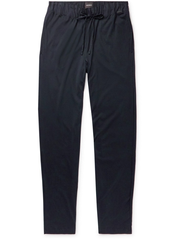 Photo: Hanro - Cotton-Jersey Pyjama Trousers - Black