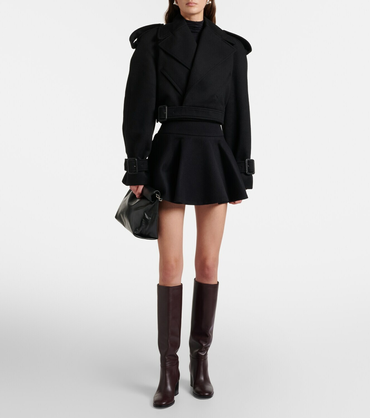 Wardrobe.NYC Cropped wool jacket