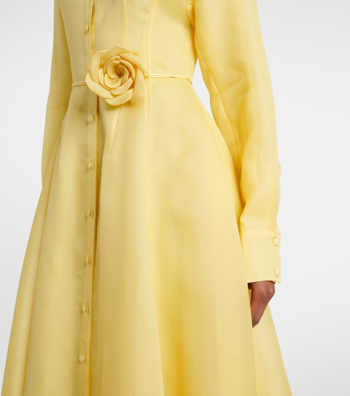 Leo Lin Josephine floral silk gown