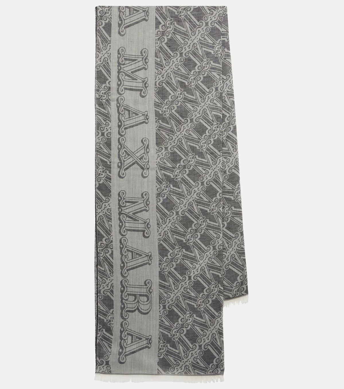 Max Mara Eleonor wool, silk, and linen scarf Max Mara