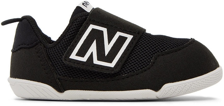 Photo: New Balance Baby Black New-B Evergreen Sneakers