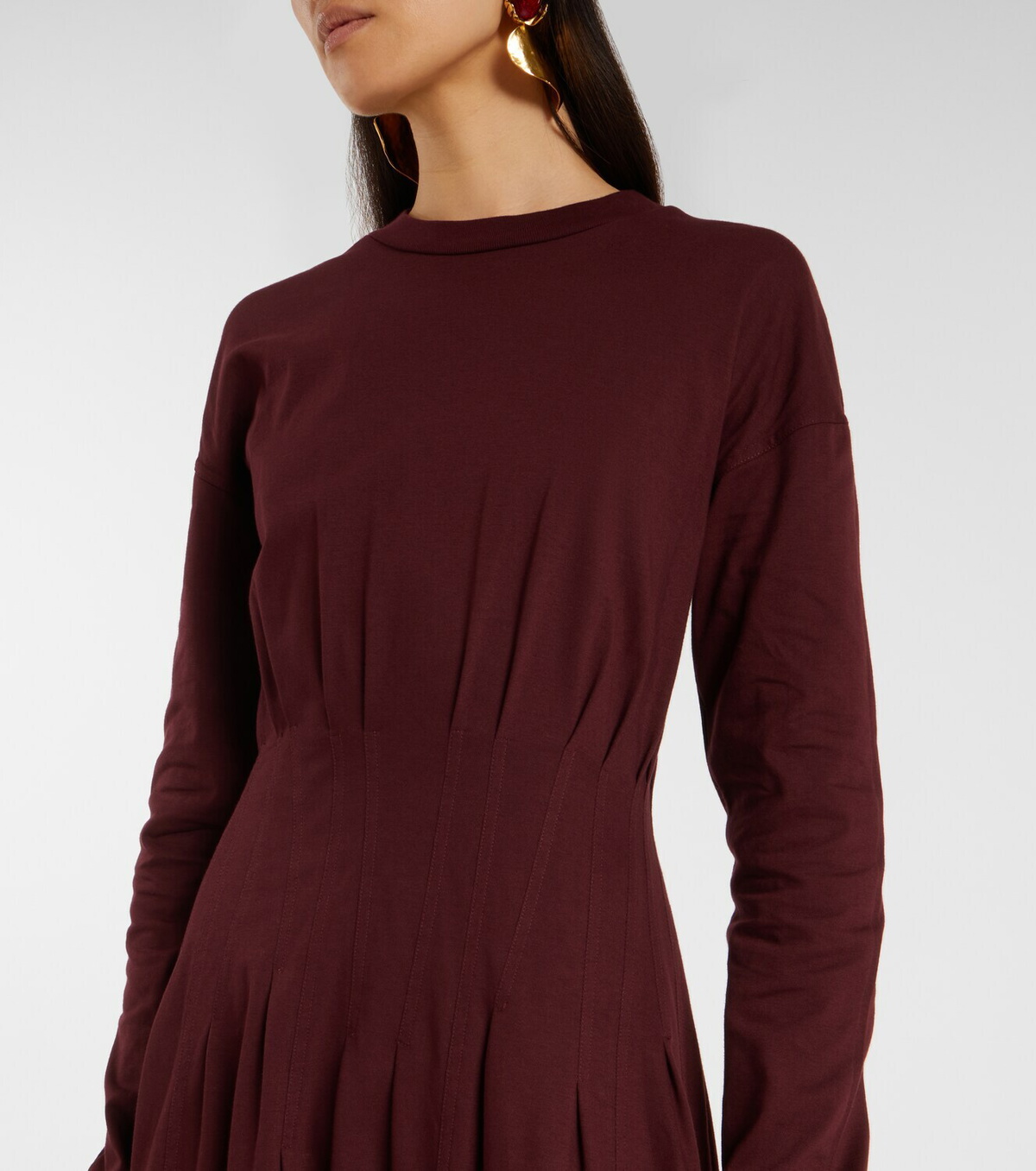 Plan C Cotton midi dress