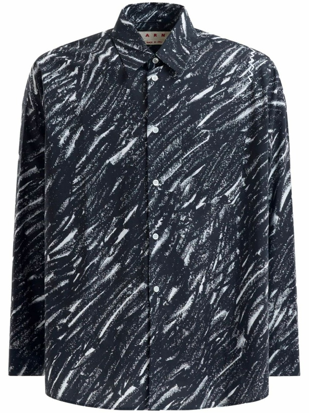 Photo: Marni Shirt In Black Cotton