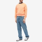 Sporty & Rich NY Tennis Club Terry Crew Sweat in Melon/White