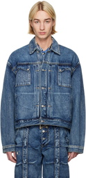 Thug Club Blue Claw Denim Jacket