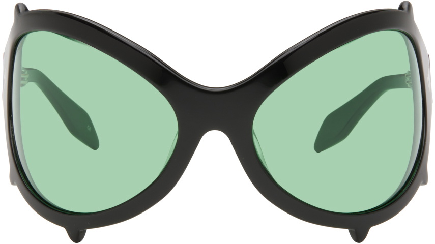 MAUSTEIN SSENSE Exclusive Black Bug Spike Sunglasses