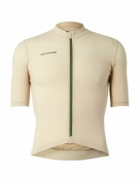 Pas Normal Studios - Escapism Slim-Fit Logo-Print Stretch-Ripstop Cycling Jersey - Neutrals