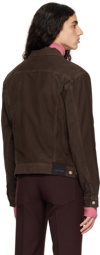 TOM FORD Brown Buttoned Jacket