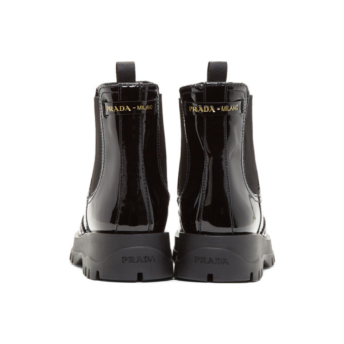 Prada neoprene hotsell chelsea boots