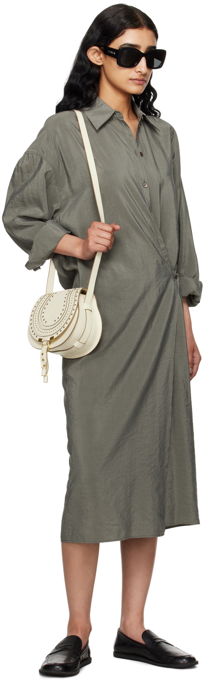 Chloé Off-White Small Marcie Saddle Bag