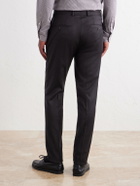 Slowear - Incotex Tapered Wool-Blend Flannel Trousers - Brown