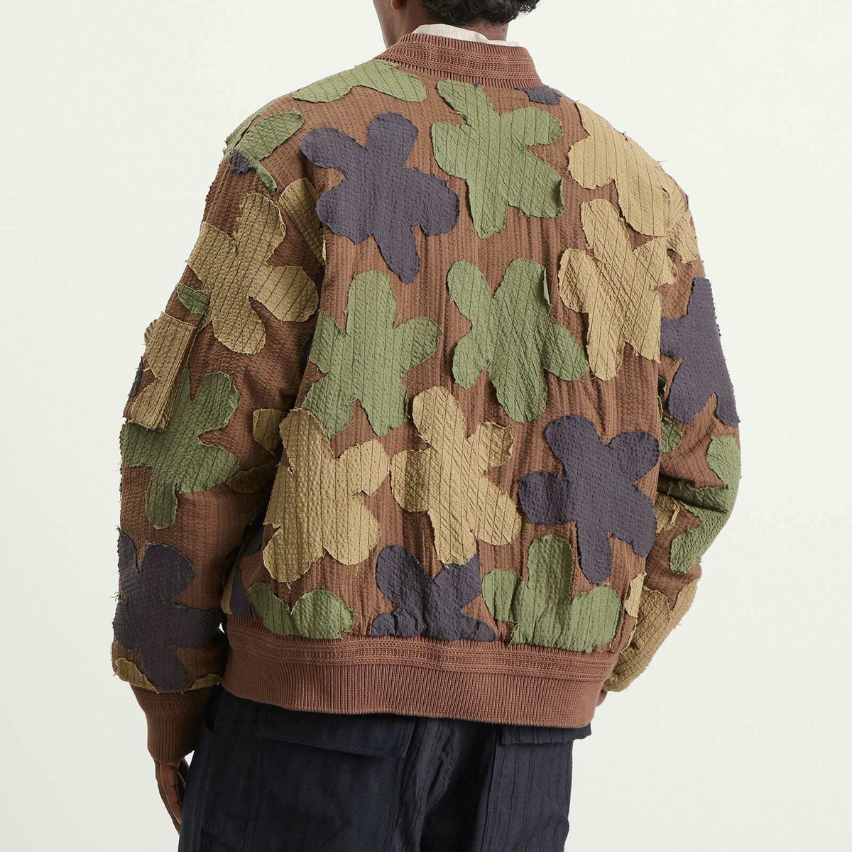 Kardo Men's Max Camo Bomber Jacket in Olive