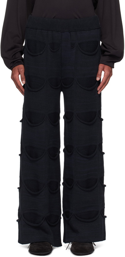 Photo: Isa Boulder SSENSE Exclusive Navy All Pocket Trousers