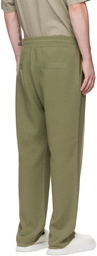 Solid Homme Khaki Pinched Seam Lounge Pants