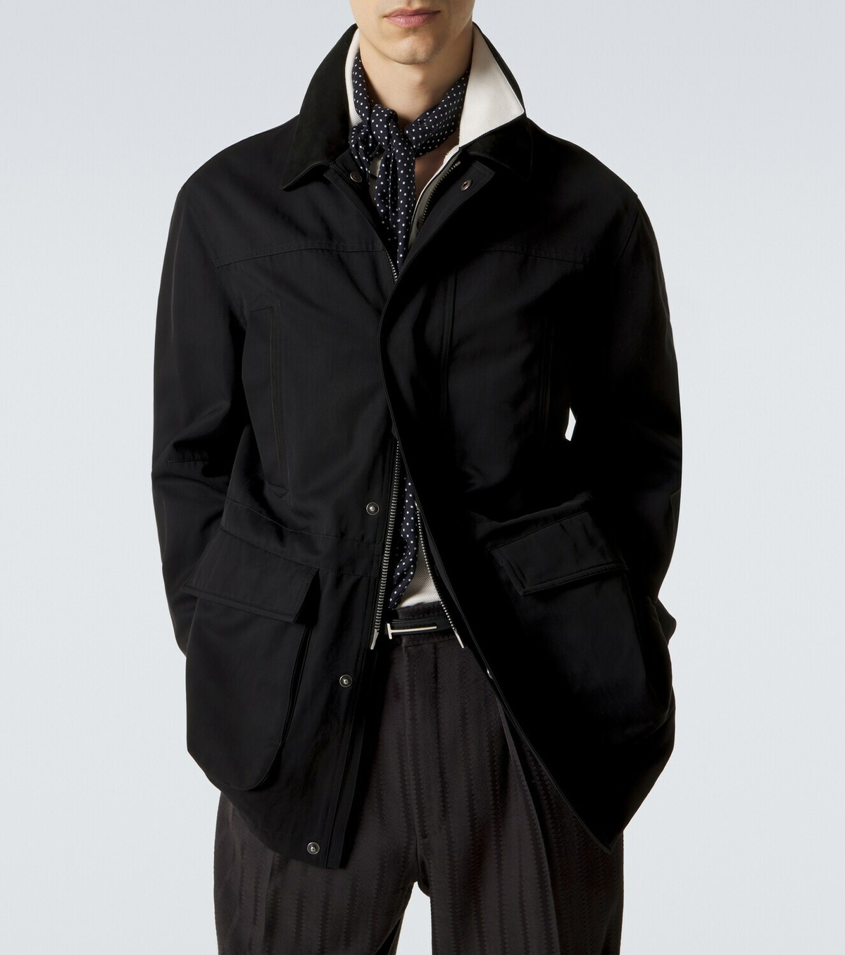 Tom Ford Cotton and silk twill field jacket