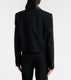 Tom Ford Silk-trimmed wool blazer