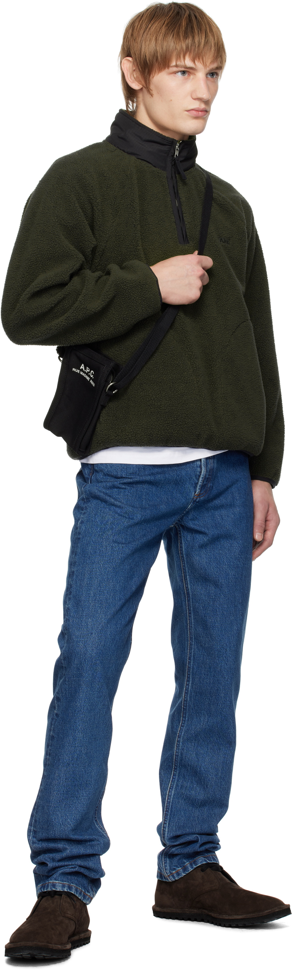 A.P.C. Black Recuperation Neck Pouch