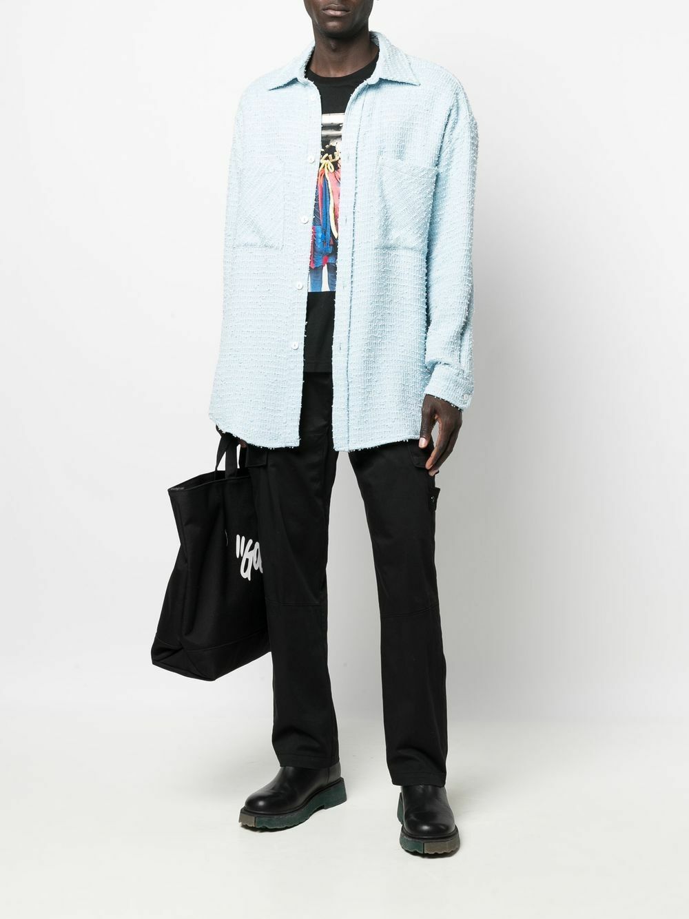 FAITH CONNEXION - Tweed Shirt