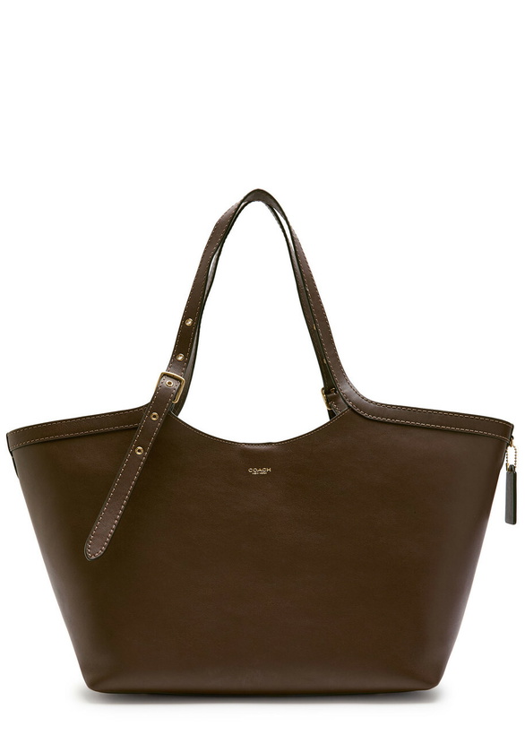 Photo: Coach Gramercy Leather Tote - Brown - One Size