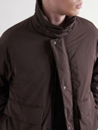 ATON - Padded Shell Jacket - Brown