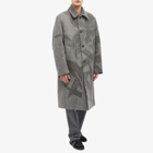 Dries Van Noten Men's Rankle Pattern Wool Coat in Grey