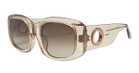 Linda Farrow Celeste - Ash / Rose Gold Sunglasses