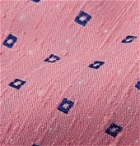 Turnbull & Asser - 8cm Slub Silk-Jacquard Tie - Pink