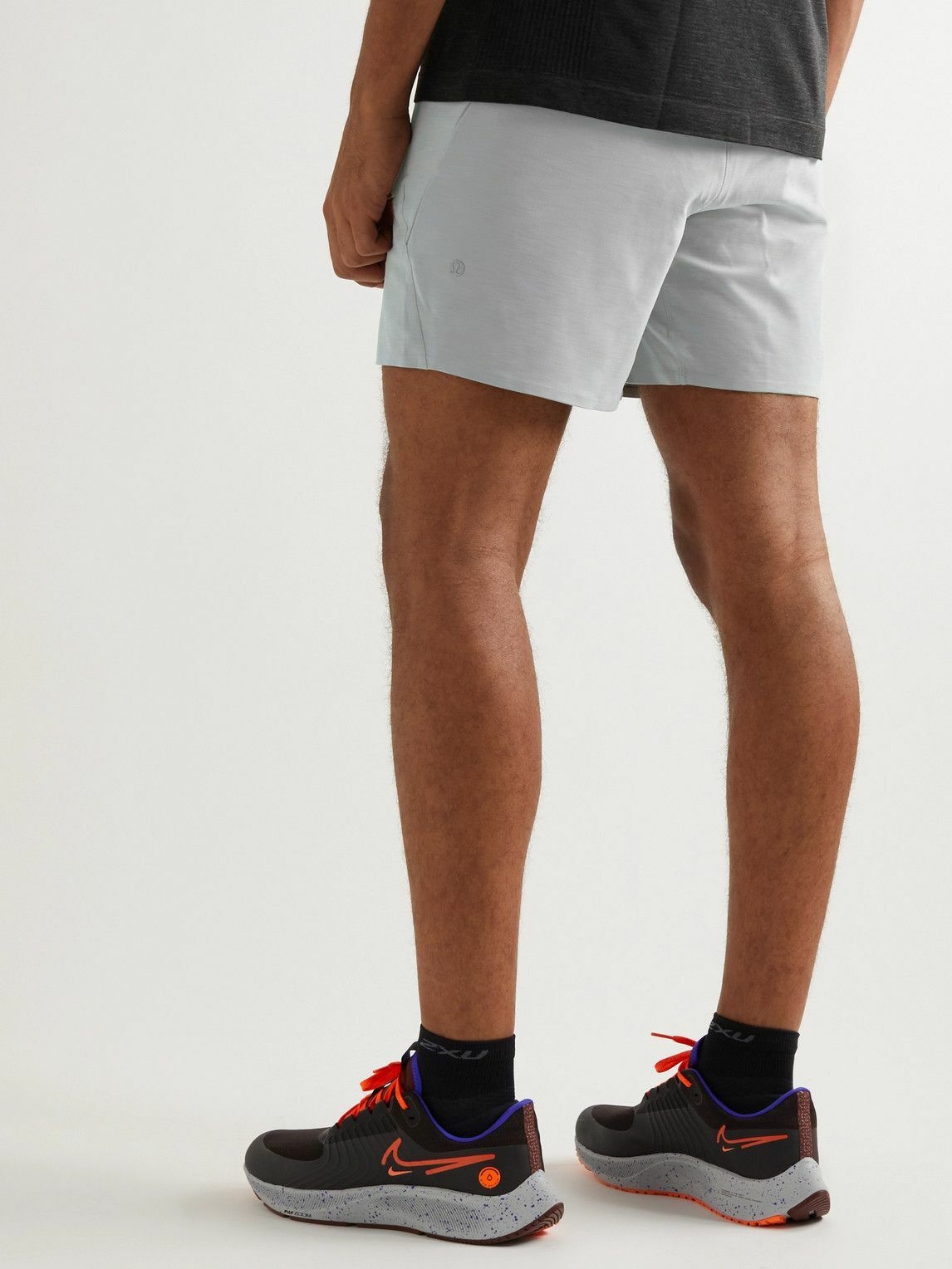 Lululemon - Balancer Slim-Fit Mesh-Panelled Everlux Shorts - Gray