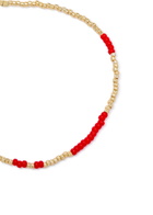 Anni LU Asym Beaded Bracelet - Red - One Size
