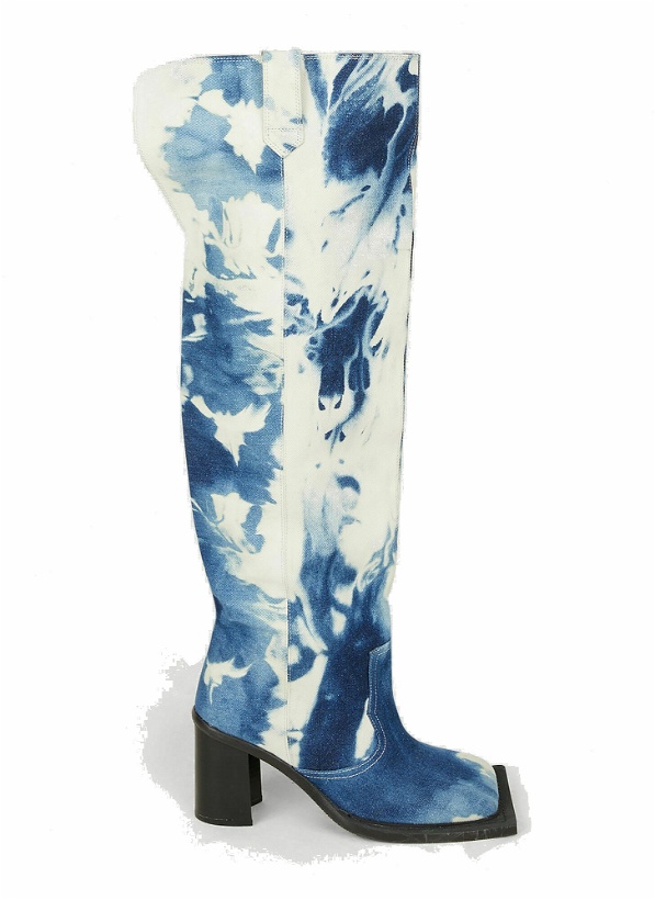 Photo: Howling High Heel Boots in Blue