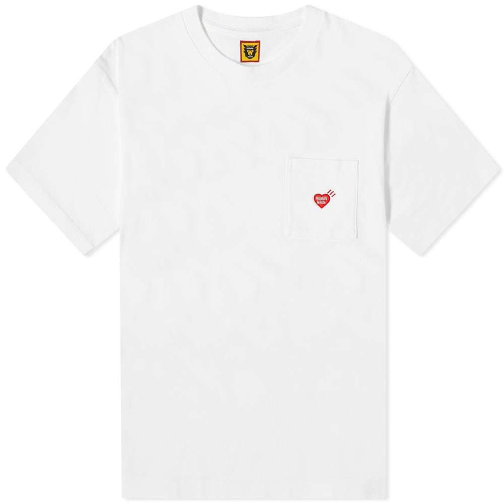 Human Made Heart Pocket T-Shirt White